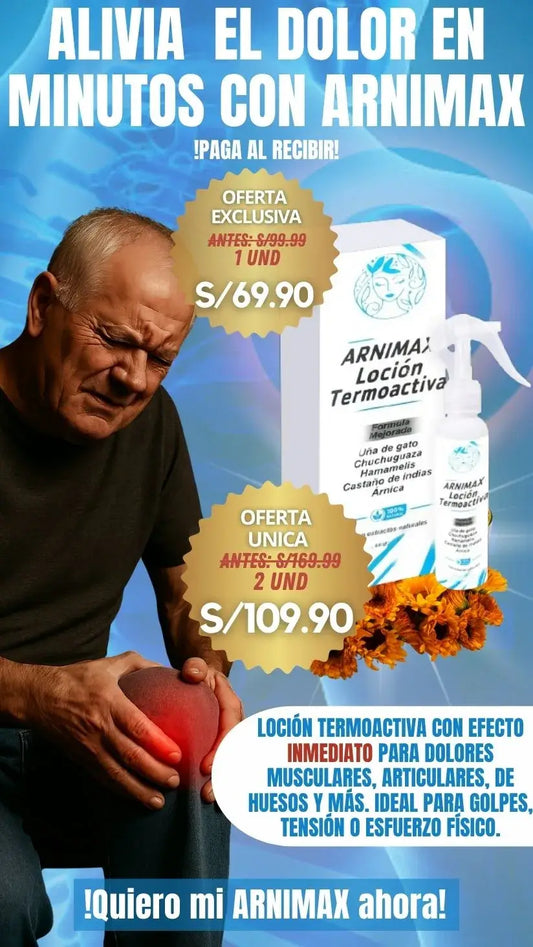 Arnimax Locion Termoactiva